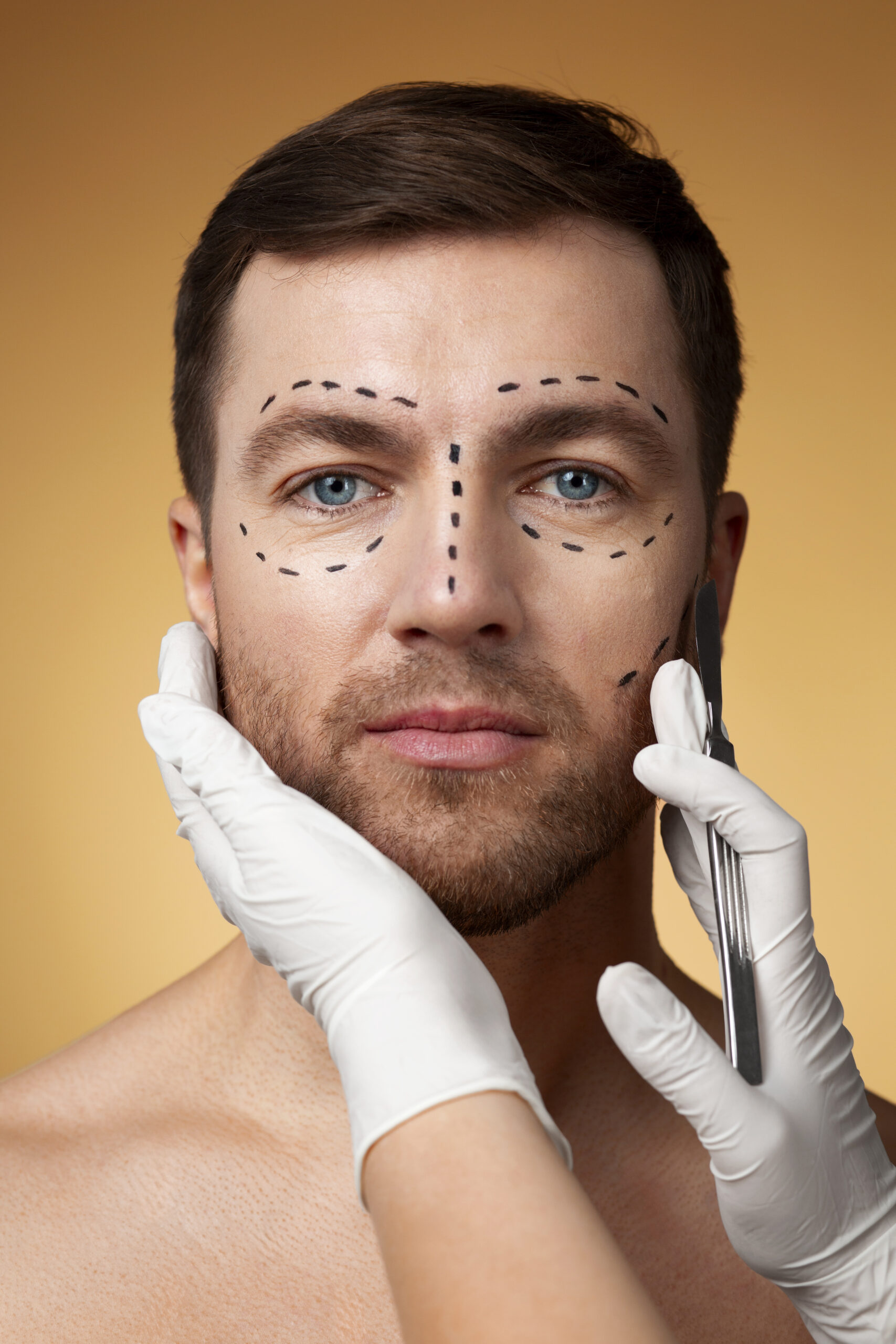 portrait man receiving enhancements tweakments through help cosmetic procedures scaled